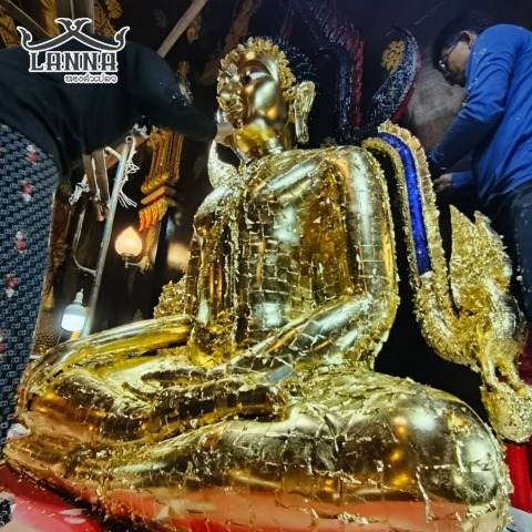 ซื้อทองคำเปลวปิดพระพุทธรูป